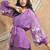 Bloomed lavender jacket dress set