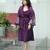 Bloomed purple with dress set
