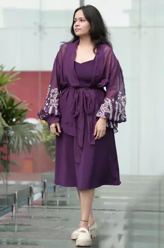 Purple dress