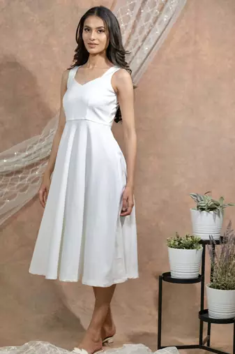 White dress