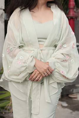 Bloomed mint co-ord set 3