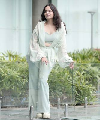 Mint crop top and pants 2