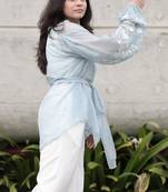 Bloomed blue co-ord set