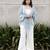 Bloomed blue with white co-ord set