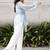 Bloomed blue with white co-ord set
