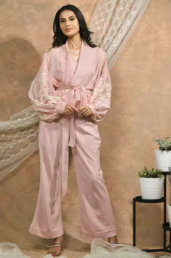 Bloomed peach co-ord set