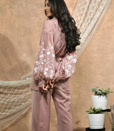 Tan embroidered jacket