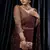 maroon sequin embroidered georgette saree with blouse