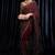 maroon sequin embroidered georgette saree with blouse