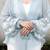 Blue  embroidered jacket