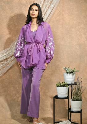 Bloomed lavender co-ord set 1