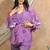 Bloomed lavender co-ord set