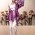 Bloomed lavender jacket with white co-ord set