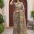 Grey Color Dori With Print Work Silk Blend Saree