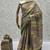 Grey Color Dori With Print Work Silk Blend Saree