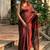  wine drizzlewine red handloom tissue saree