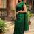  hara noor bottle green handloom tissue saree
