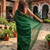  hara noor bottle green handloom tissue saree