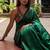  hara noor bottle green handloom tissue saree