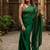  hara noor bottle green handloom tissue saree