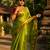  virana green handloom tissue saree