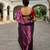  purple dusk purple handloom tissue saree
