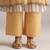 Apricot cream kota silk co-ord set