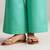 Bright aqua kota silk co-ord set