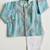 Blue embroidered pure chanderi kurta set