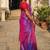  orchid mist purple & blue handloom tissue saree