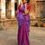  orchid mist purple & blue handloom tissue saree