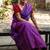  orchid mist purple & blue handloom tissue saree