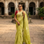 lime yellow handloom tissue saree