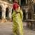 lime yellow handloom tissue saree
