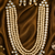 Traditional Pearl Beaded Kundan Multi Layer Necklace Set