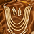 Traditional Pearl Beaded Kundan Multi Layer Necklace Set