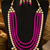 Royal Multi Layer Pearl Beaded Kundan Necklace Set