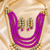 Royal Multi Layer Pearl Beaded Kundan Necklace Set