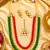 Gold Plated Multi Layer Pearl Beaded Kundan Necklace Set