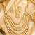 Designer layered pearl kundan necklace set for weddings