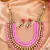 Statement multi layer beaded kundan necklace set
