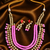 Statement multi layer beaded kundan necklace set