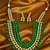 Multi Layer Beaded Kundan Necklace Set for Women