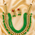 Multi Layer Beaded Kundan Necklace Set for Women