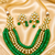 Beaded Kundan Gold Plated Necklace Set