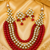 Multi Strand Kundan Beaded Necklace Set