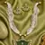 Gold plated kundan beaded meenakari necklace