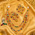 Multi stone gold plated layered necklace set