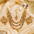 Gold Plated Multi Stone Layered Necklace Set