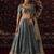 Dusty Blue Embroidered Lehenga Set For Women's 